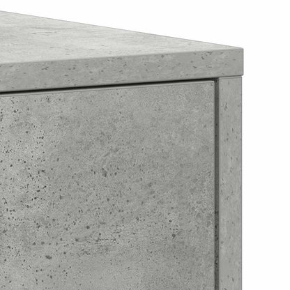 Mobile da Bagno Grigio Cemento 30x30x183,5 cm Legno tecnico | homemem39