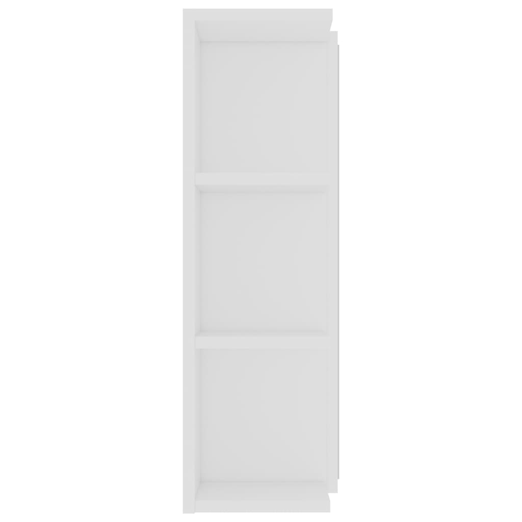 Armadio da Bagno Bianco 80x20,5x64 cm in Legno Multistrato - homemem39