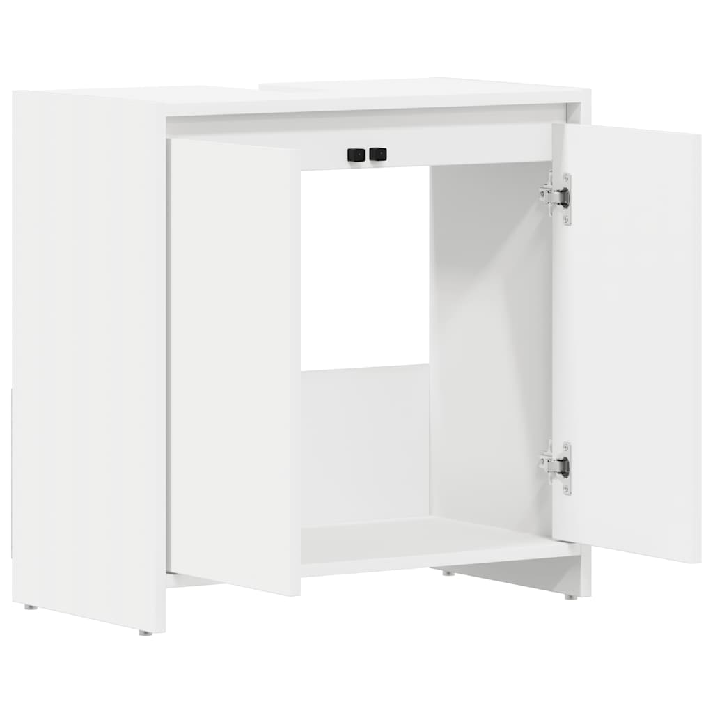 Mobile da Bagno Bianco 60x33x61 cm in Legno Multistrato | homemem39