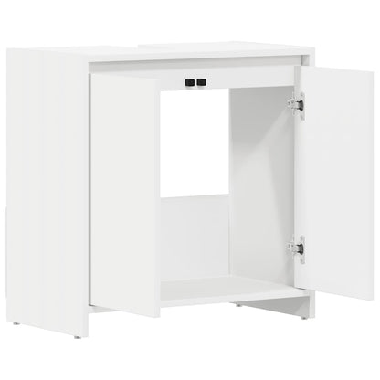 Mobile da Bagno Bianco 60x33x61 cm in Legno Multistrato | homemem39