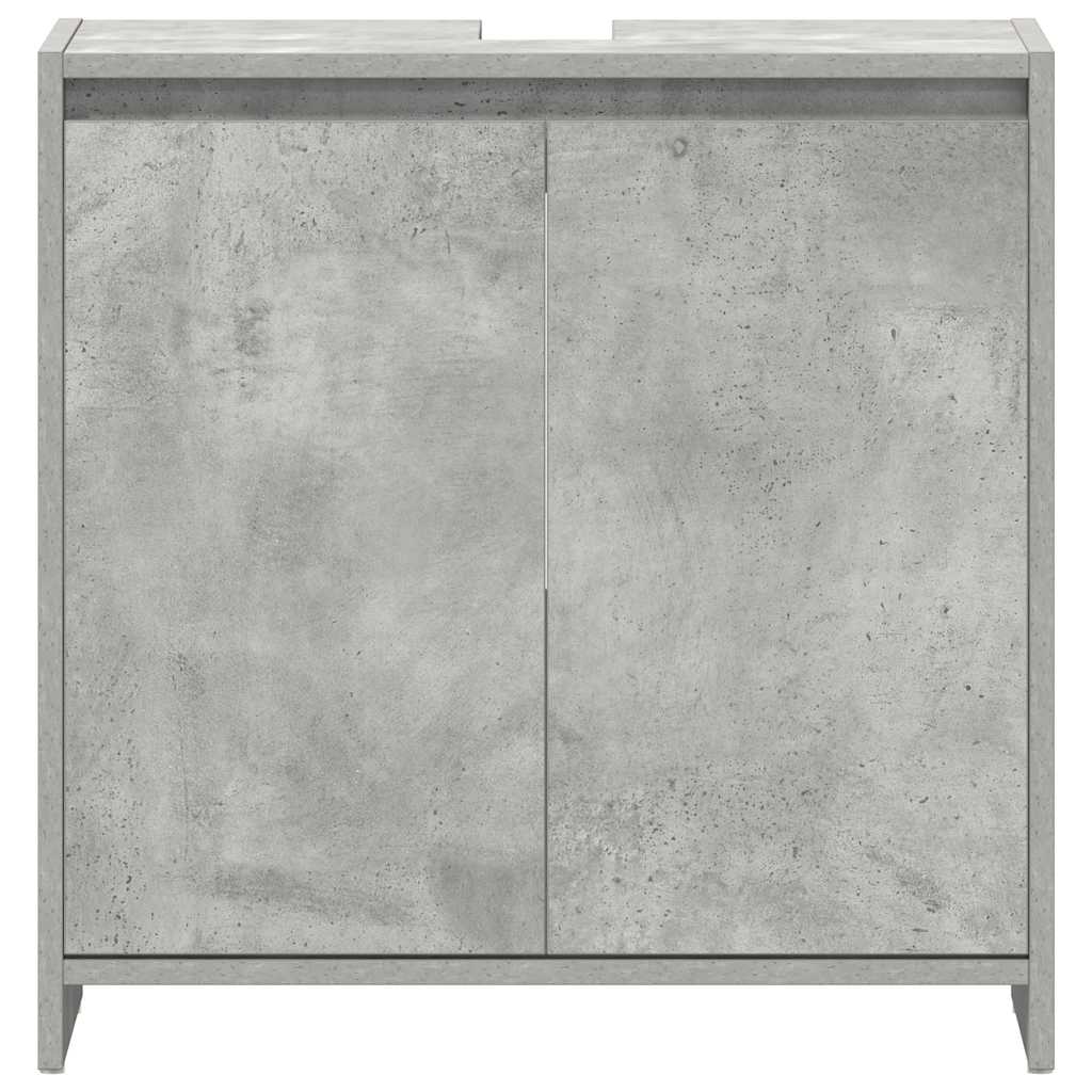 Mobile da Bagno Grigio Cemento 60x33x61 cm in Legno Multistrato | homemem39