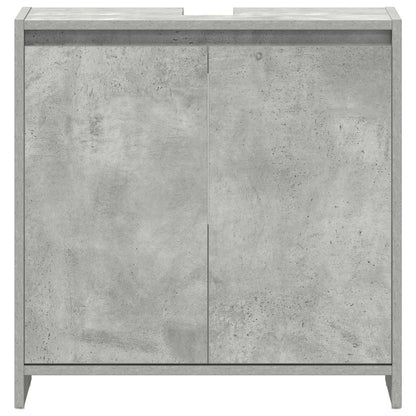 Mobile da Bagno Grigio Cemento 60x33x61 cm in Legno Multistrato | homemem39