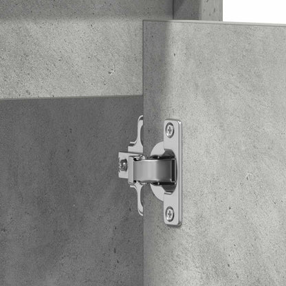 Mobile da Bagno Grigio Cemento 60x33x61 cm in Legno Multistrato | homemem39