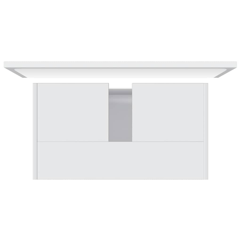 Set Mobili da Bagno Bianco in Legno Multistrato | homemem39