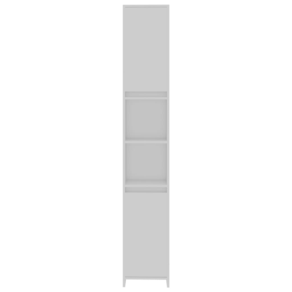 Mobile da Bagno Bianco 30x30x183,5 cm in Legno Multistrato | homemem39