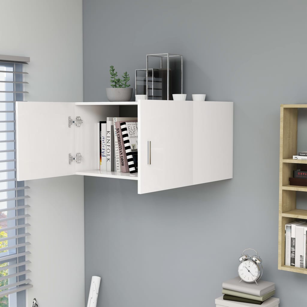 Armadietto da Parete Bianco 80x39x40 cm in Legno Multistrato | homemem39