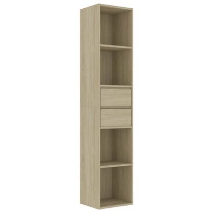 Libreria Rovere Sonoma 36x30x171 cm in Legno Multistrato | homemem39