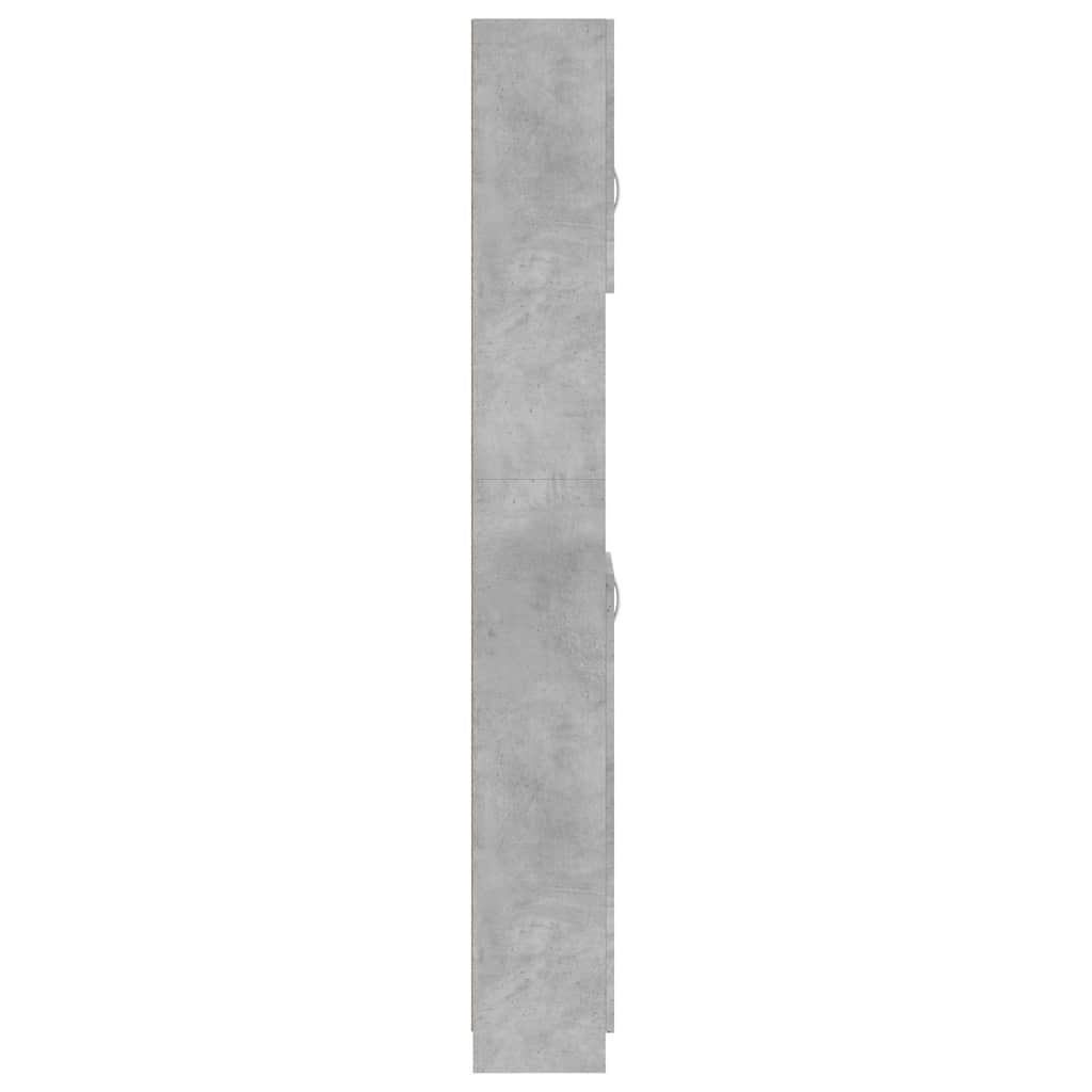 Mobile da Bagno Grigio Cemento 32x25,5x190 cm