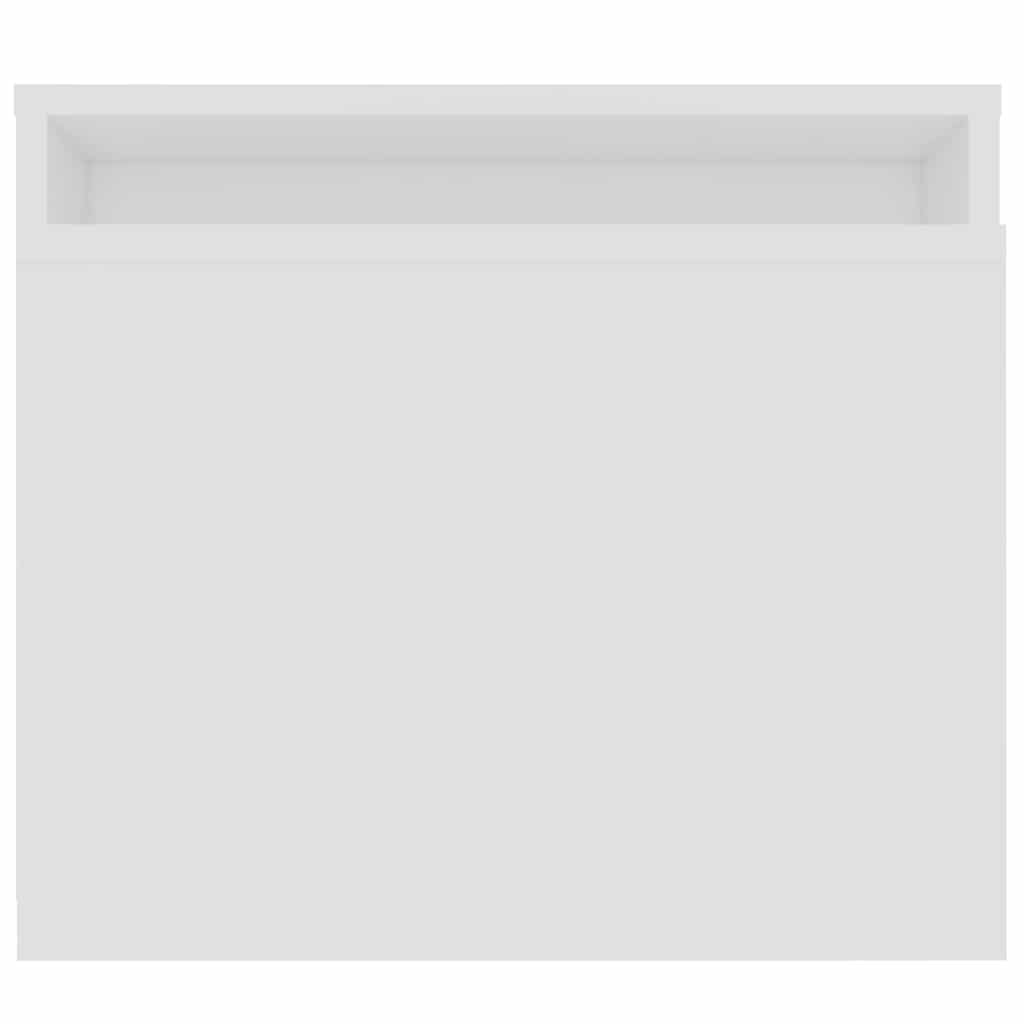 Tavolino da Salotto Bianco 100x48x40 cm in Legno Multistrato