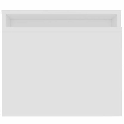 Tavolino da Salotto Bianco 100x48x40 cm in Legno Multistrato