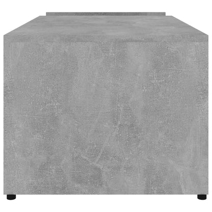 Tavolino da Salotto Grigio Cemento 90x45x35cm Legno Multistrato | homemem39