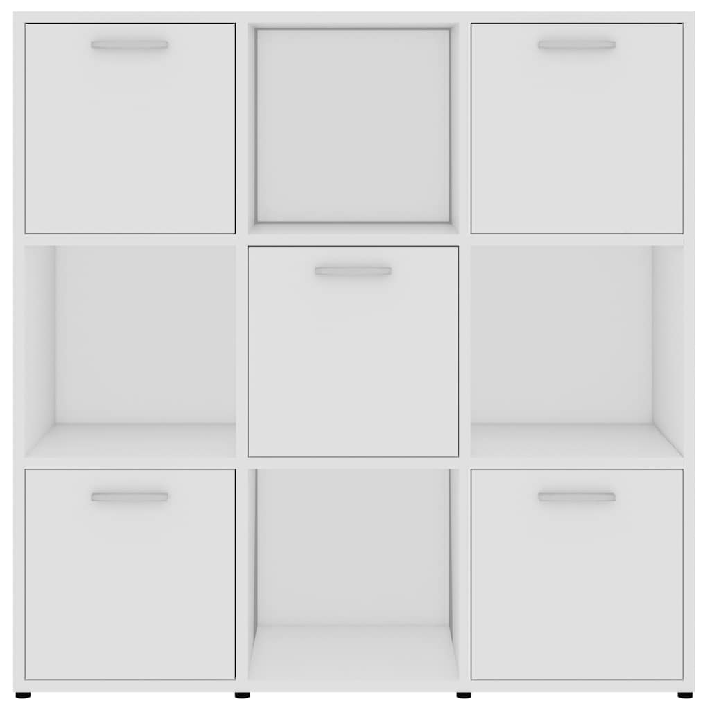 Libreria Bianca 90x30x90 cm in Legno Multistrato