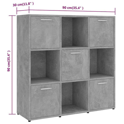 Libreria 90x30x90 cm in legno multistrato