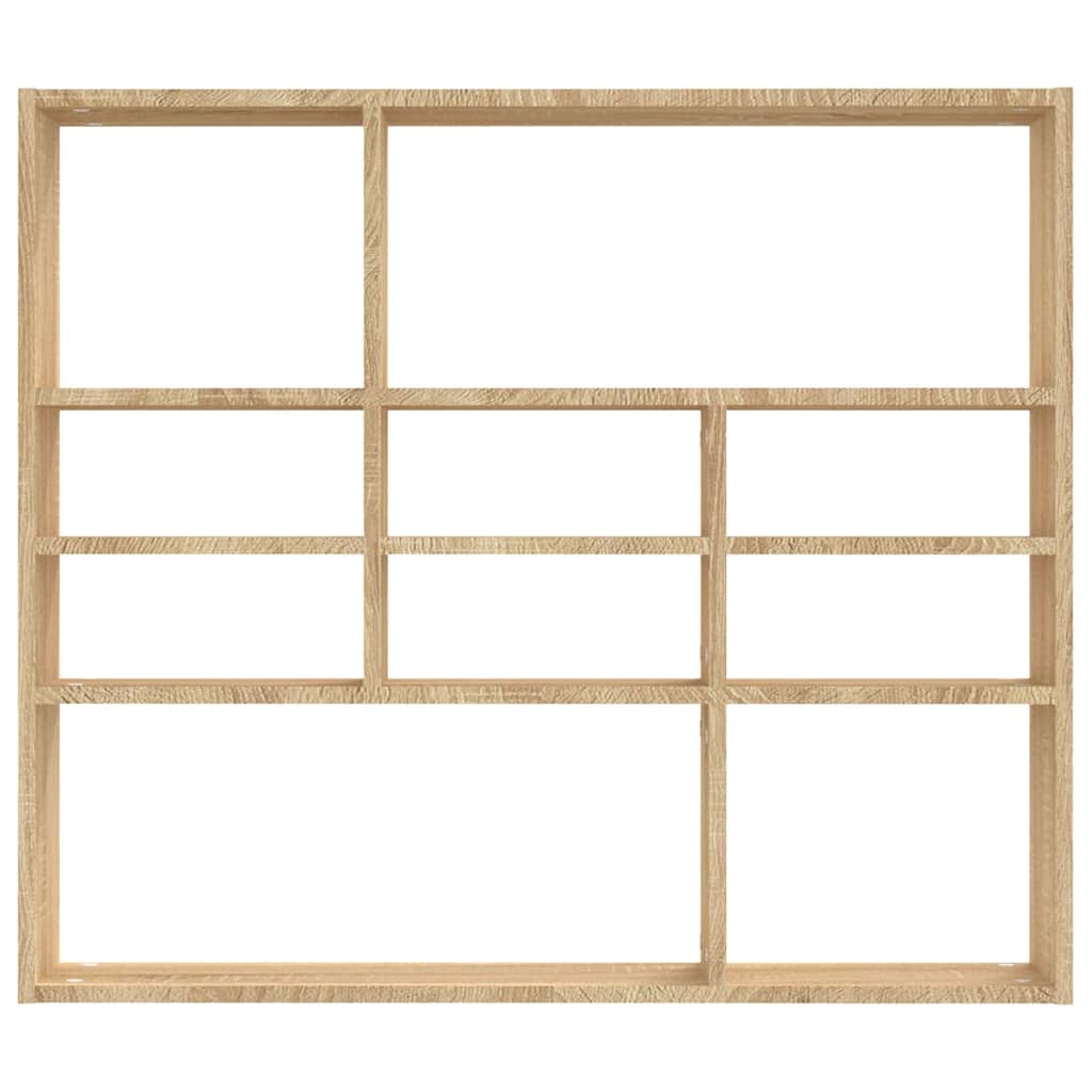 Scaffale a Parete 90x16x78 cm legno multistrato