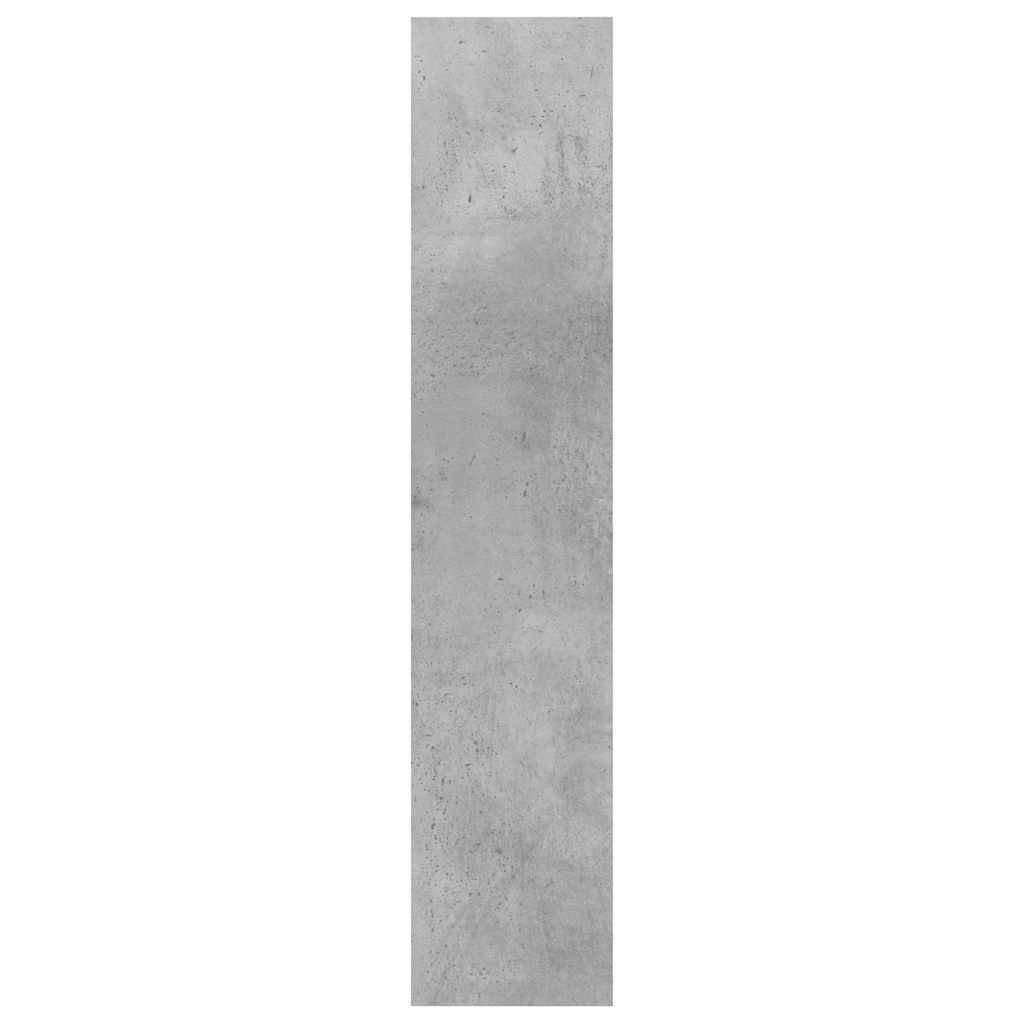Scaffale a Parete Grigio Cemento 90x16x78 cm Legno Multistrato | homemem39