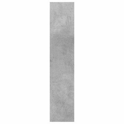 Scaffale a Parete Grigio Cemento 90x16x78 cm Legno Multistrato | homemem39