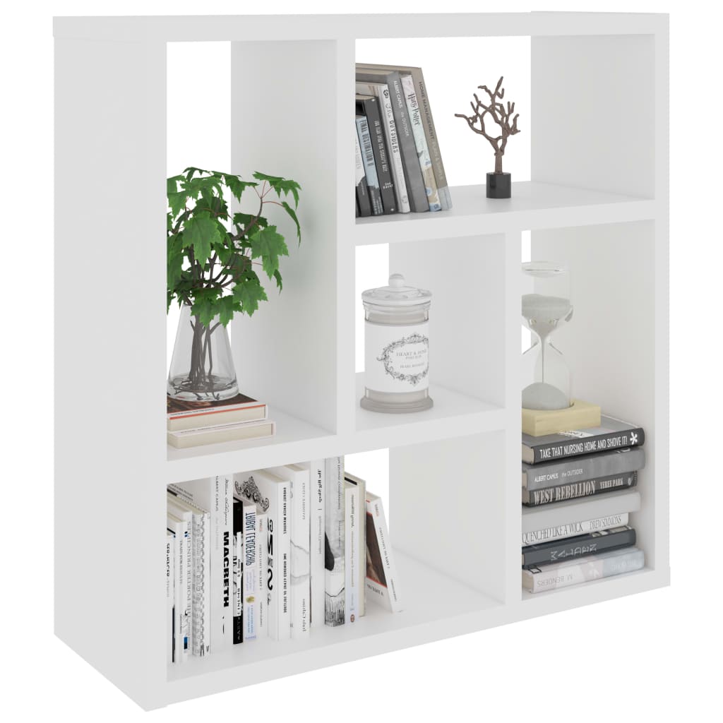 Scaffale a Parete Bianco 45,1x16x45,1 cm in Legno Multistrato | homemem39