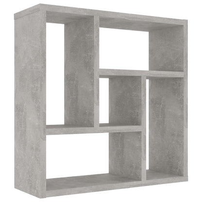 Scaffale a Parete Grigio Cemento 45,1x16x45,1 Legno Multistrato | homemem39