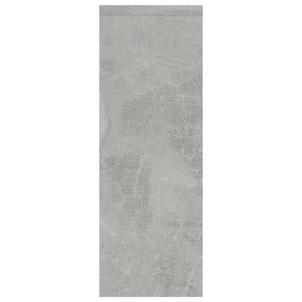 Scaffale a Parete Grigio Cemento 45,1x16x45,1 Legno Multistrato | homemem39