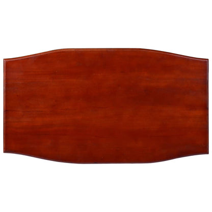 Tavolino da Salotto Classico Marrone 90x50x40cm Legno di Mogano