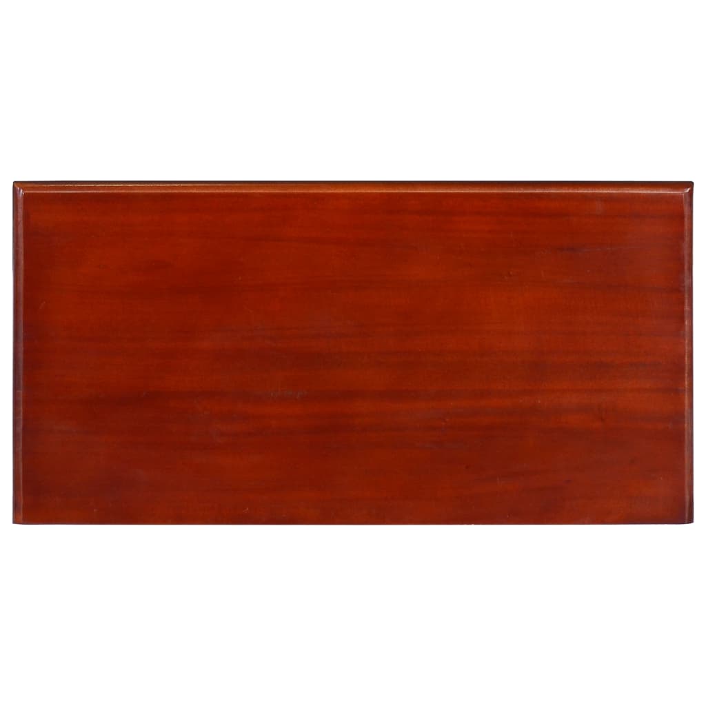 Tavolo Consolle Classico Marrone 60x30x75 cm Massello di Mogano