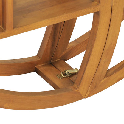Mensola Yin Yang 100x20x100 cm in Legno Massello di Teak | homemem39