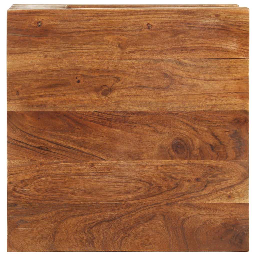 Tavolo da Salotto 45x45x40 cm in Legno Massello di Acacia