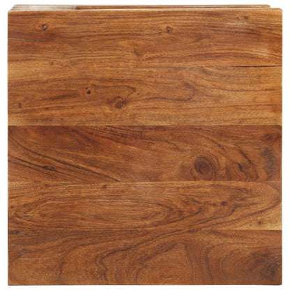 Tavolo da Salotto 45x45x40 cm in Legno Massello di Acacia