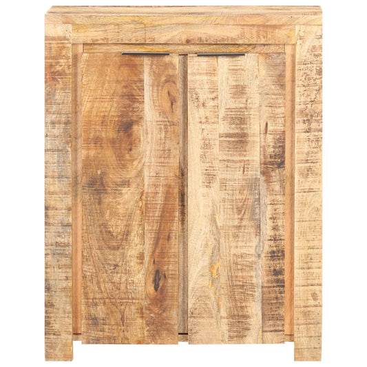 Credenza 59x35x75 cm in Legno Massello di Mango Grezzo | homemem39