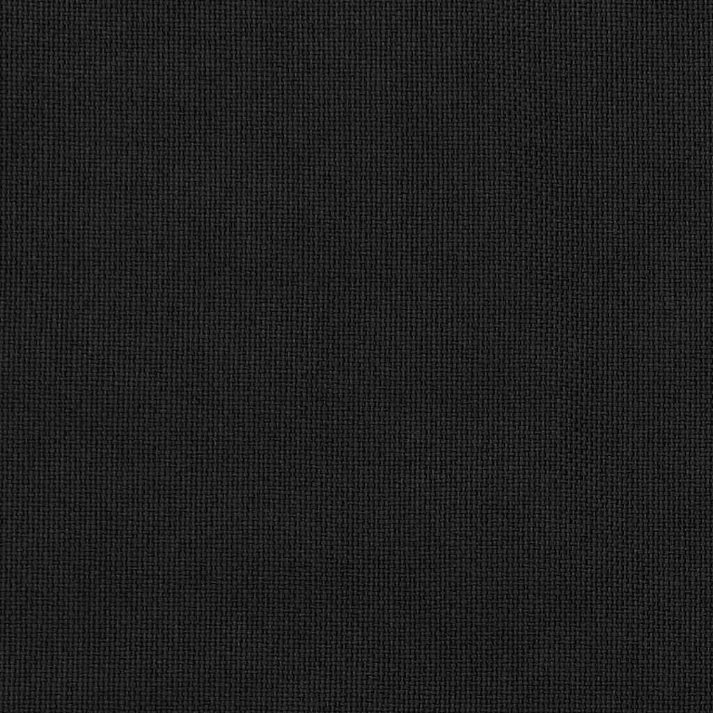 Tende Oscuranti con Ganci Effetto Lino 2 pz Nere 140x175 cm | homemem39