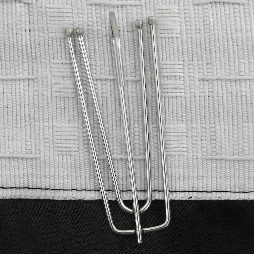 Tende Oscuranti con Ganci Effetto Lino Nereu 290x245 cm | homemem39
