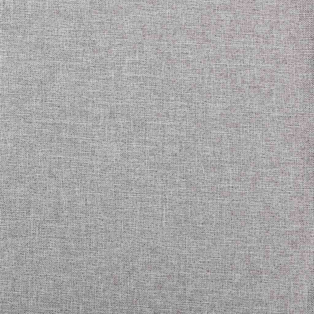 Tende Oscuranti con Ganci Effetto Lino 2 pz Grigie 140x225 cm | homemem39