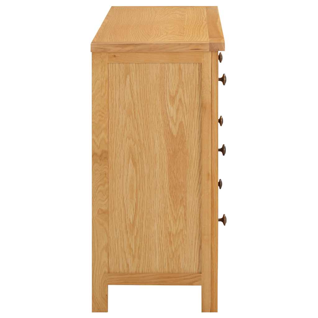 Cassettiera 105x33,5x73 cm in Legno Massello di Rovere | homemem39