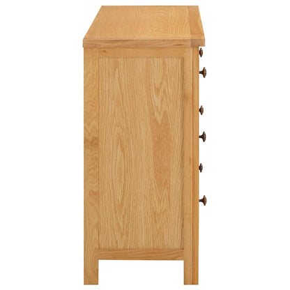 Cassettiera 105x33,5x73 cm in Legno Massello di Rovere | homemem39
