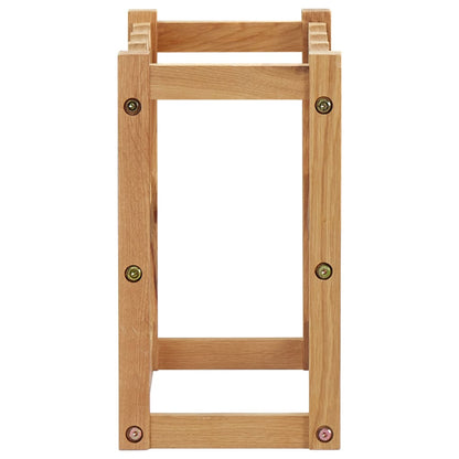 Cantinetta per 12 Bottiglie 47x21x36 cm in Legno Massello di Rovere - homemem39