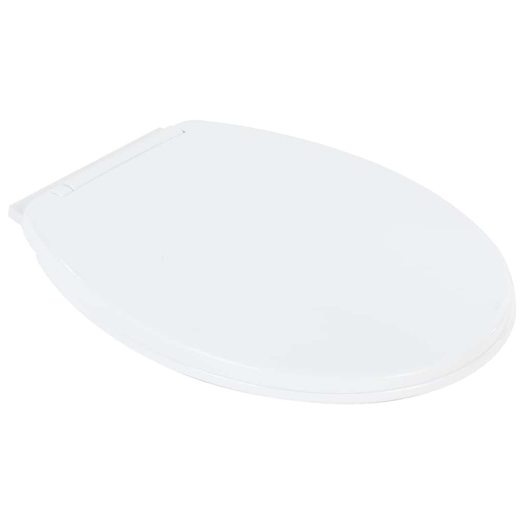 WC Senza Brida 7 cm Altezza Extra Chiusura Rallentata Ceramica Bianca | homemem39