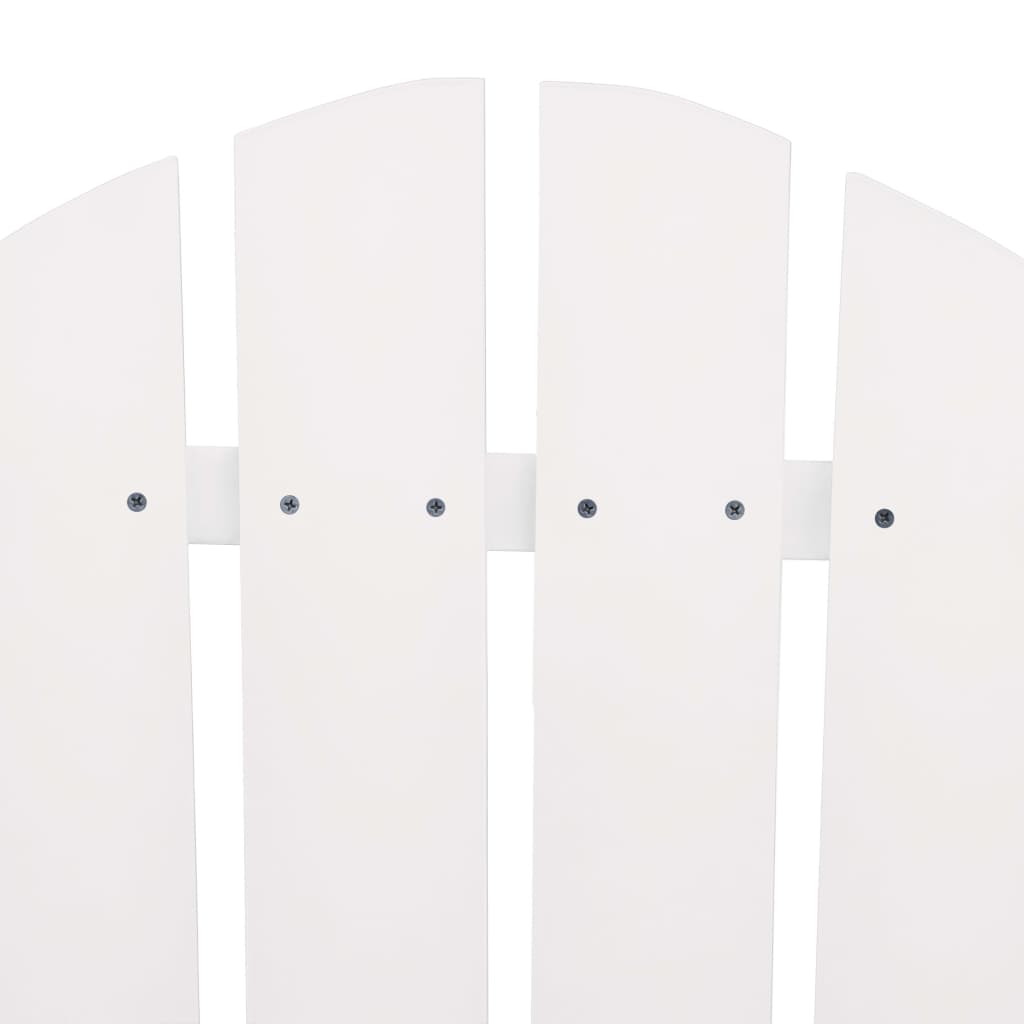 Sedie da Giardino Adirondack con Tavolino in Legno Abete Bianco - homemem39