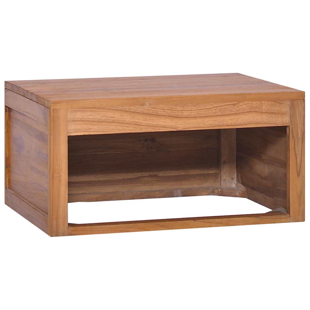 Armadietto da Bagno a Parete 60x45x30 cm Legno Massello di Teak | homemem39