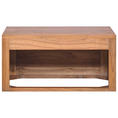Armadietto da Bagno a Parete 60x45x30 cm Legno Massello di Teak | homemem39