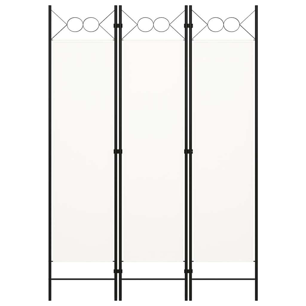Paravento a 3 Pannelli Bianco 120x180 cm | homemem39