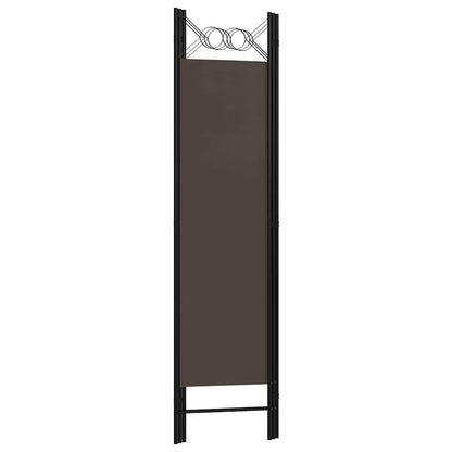 Paravento a 3 Pannelli Marrone 120x180 cm