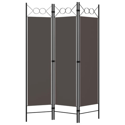 Paravento a 3 Pannelli Antracite 120x180 cm - homemem39