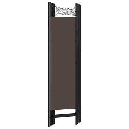 Paravento a 5 Pannelli Marrone 200x180 cm