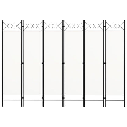 Paravento a 6 Pannelli Bianco 240x180 cm - homemem39