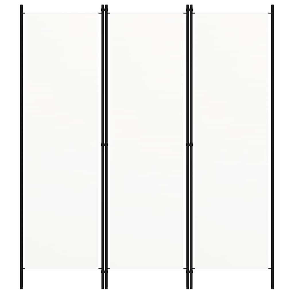 Paravento a 3 Pannelli Bianco 150x180 cm - homemem39
