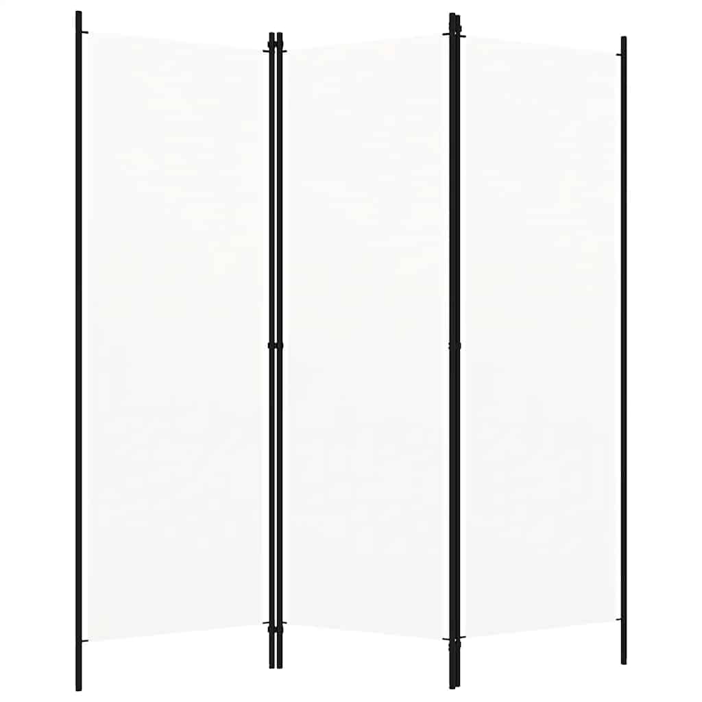 Paravento a 3 Pannelli Bianco 150x180 cm - homemem39