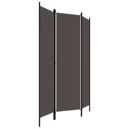 Paravento a 3 Pannelli Antracite 150x180 cm | homemem39