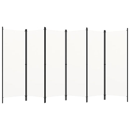 Paravento a 6 Pannelli Bianco 300x180 cm - homemem39