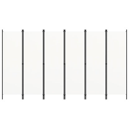 Paravento a 6 Pannelli Bianco 300x180 cm - homemem39