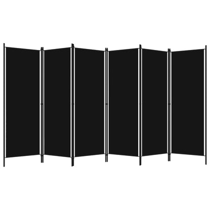 Paravento a 6 Pannelli Nero 300x180 cm | homemem39